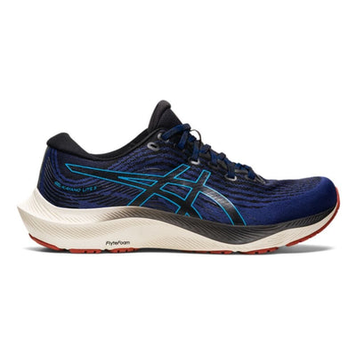 Asics Men's Gel-Kayano Lite 3 - BlackToe Running#colour_indigo-blue-black