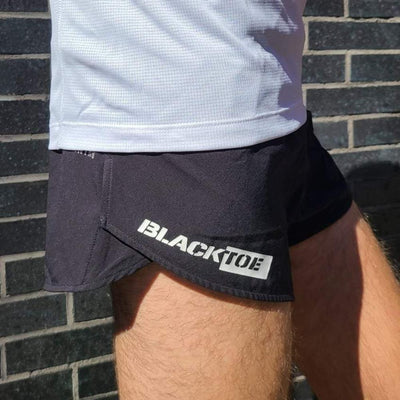 BlackToe Men's NB 3" Split Short Men's Bottoms - BlackToe Running - 