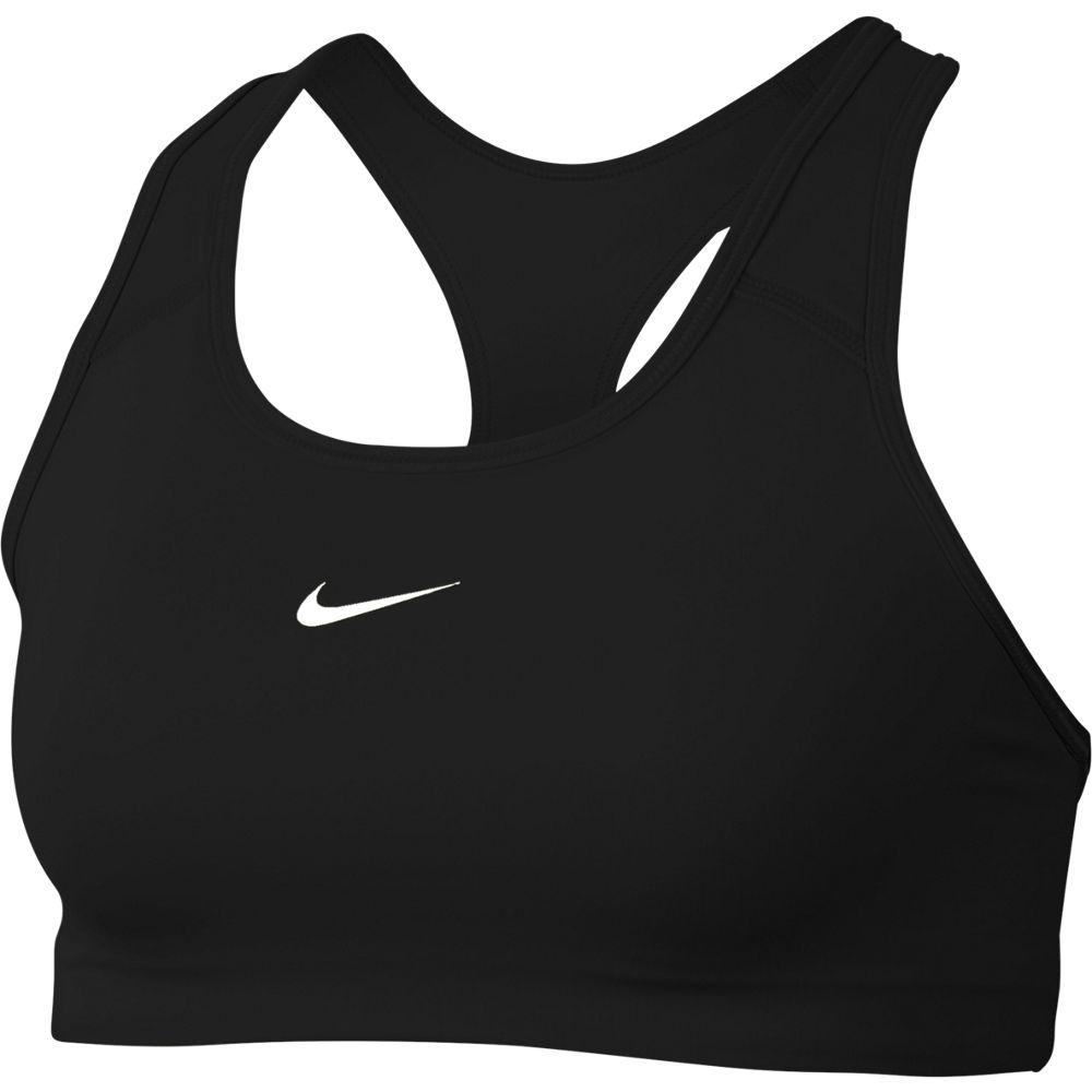 Nike Women's Swoosh Padded Sports Bra Sports Bra - BlackToe Running#colour_black