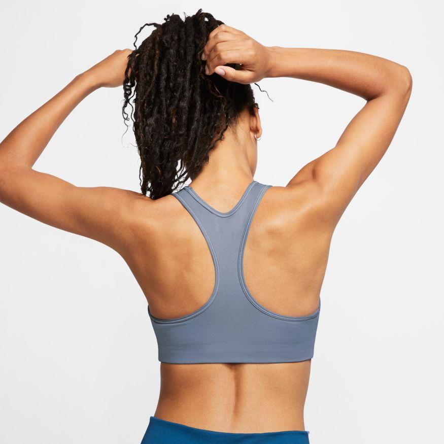 Nike Women's Swoosh Padded Sports Bra Sports Bra - BlackToe Running - 