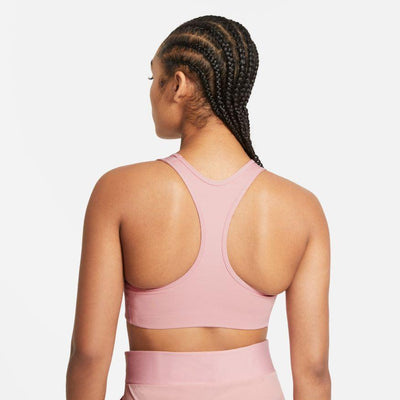 Nike Women's Swoosh Padded Sports Bra Sports Bra - BlackToe Running#colour_pink-glaze