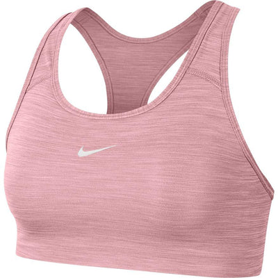 Nike Women's Swoosh Padded Sports Bra Sports Bra - BlackToe Running#colour_pink-glaze