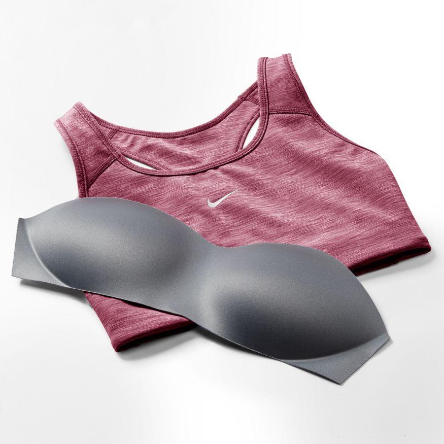 Nike Women's Swoosh Padded Sports Bra Sports Bra - BlackToe Running - 