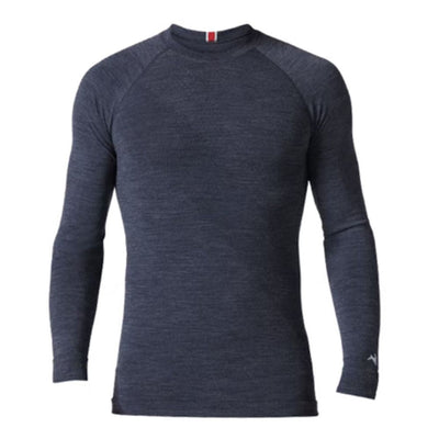 Tracksmith Men's Brighton Base Layer Men's Tops - BlackToe Running#colour_navy-blue