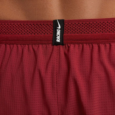 Nike Men's Aeroswift 4" Running Shorts Men's Bottoms - BlackToe Running#colour_team-red-hyper-pink