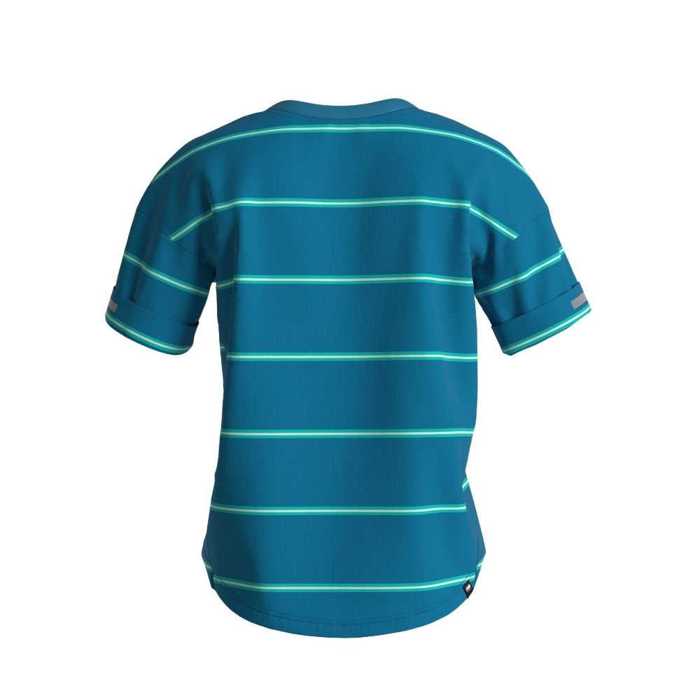 Ciele WNSB T-Shirt - Millenium Stripe – Medi - BlackToe Running#colour_medi