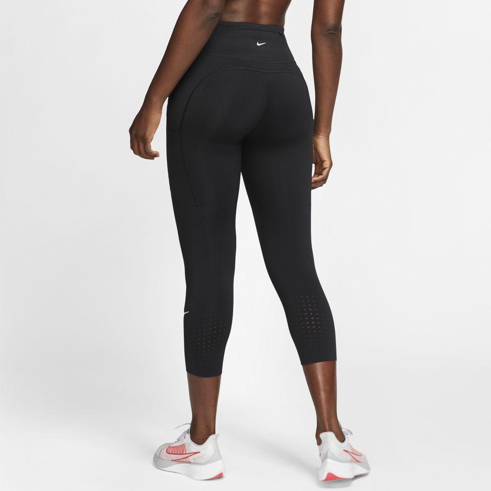 Nike Women's Epic Lux Running Crop Tights Women's Tights - BlackToe Running
