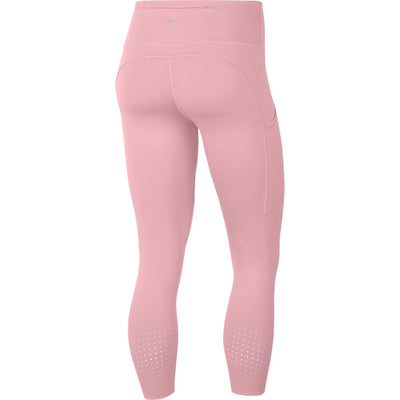 Nike Women's Epic Lux Running Crop Tights Women's Tights - BlackToe Running#colour_bright-pink