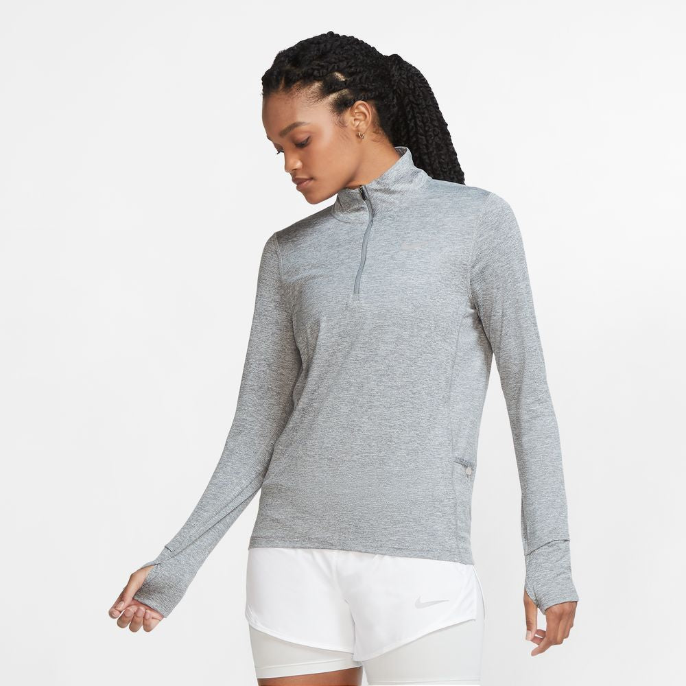 Nike Women's Element 1/2-Zip Running Top - BlackToe Running