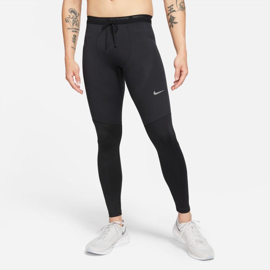 Nike Men's Phenom Elite Tights Men's Bottoms - BlackToe Running - Small 