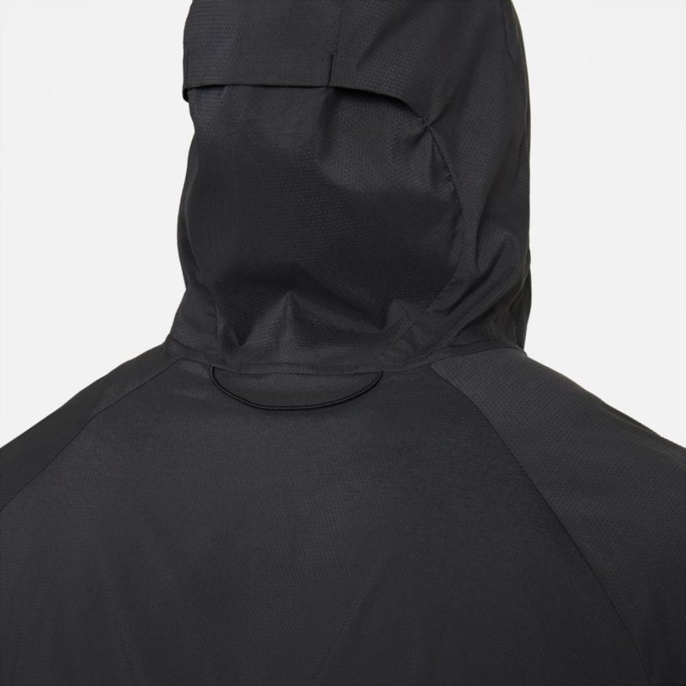 Nike Men's Windrunner Running Jacket Men's Tops - BlackToe Running#colour_black-reflective-silver