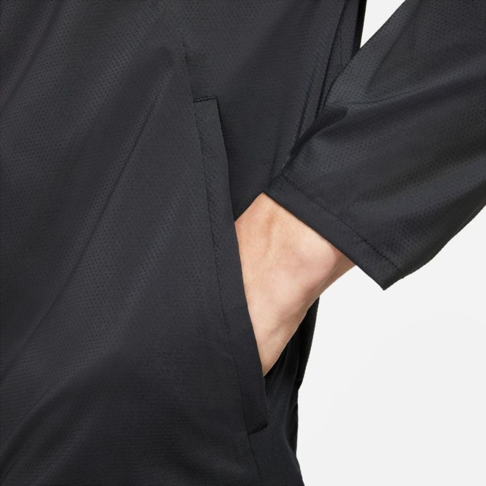 Nike Men's Windrunner Running Jacket Men's Tops - BlackToe Running#colour_black-reflective-silver