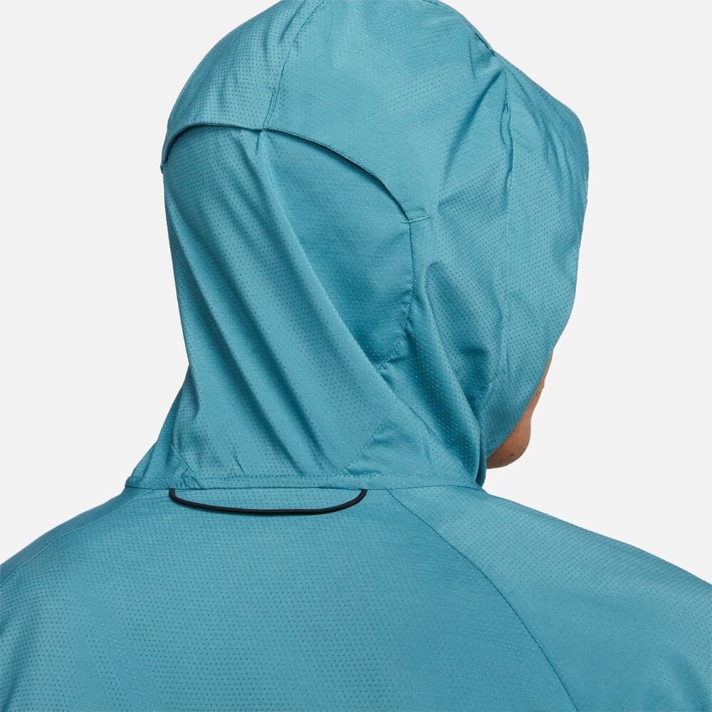 Nike Men's Windrunner Running Jacket Men's Tops - BlackToe Running#colour_mineral-teal-reflective-silver
