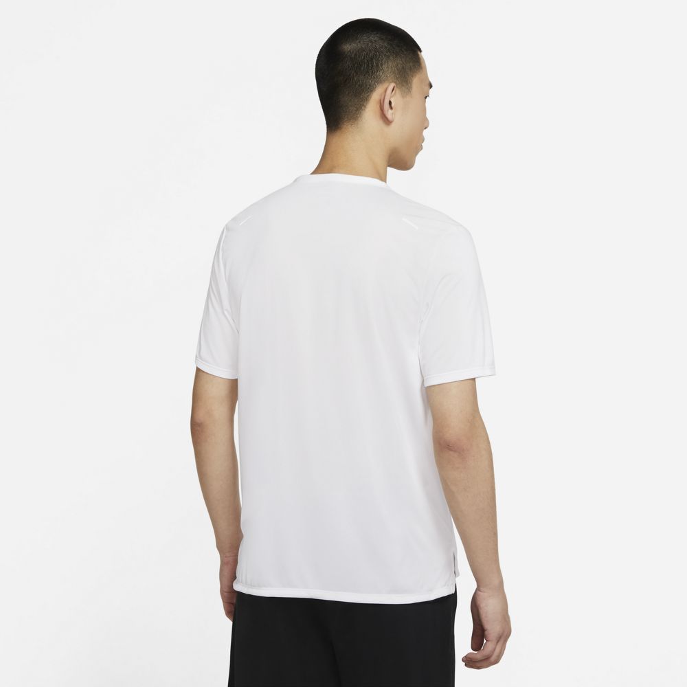 Nike Men's Rise 365 Short Sleeve Men's Tops - BlackToe Running
