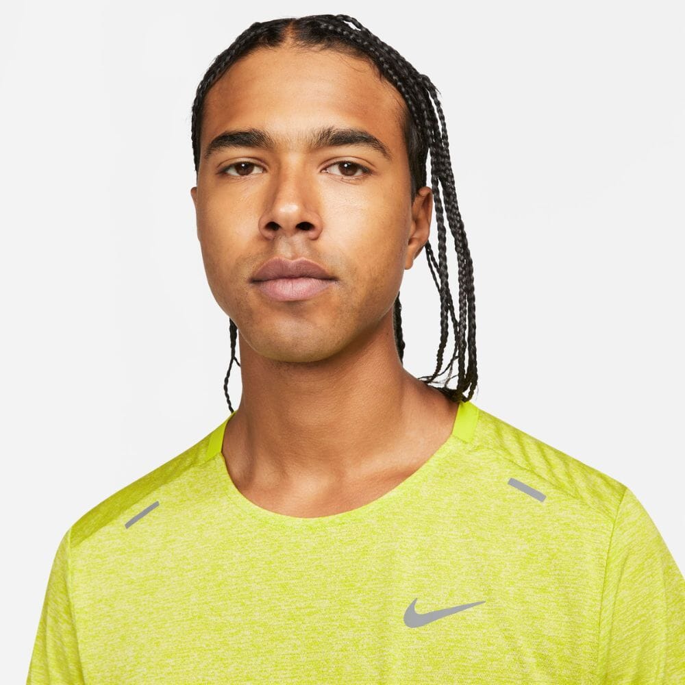 Nike Rise 365 Men's Dri-FIT Short-Sleeve Running Top Men's Top - BlackToe Running