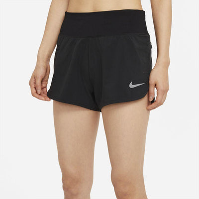 Nike Women's 3-Inch Eclipse Short Women's Shorts - BlackToe Running - Extra Small#colour_black