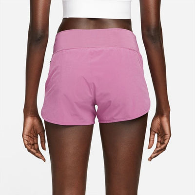 Nike Women's 3-Inch Eclipse Short Women's Shorts - BlackToe Running#colour_light-bordeaux-reflective-silver