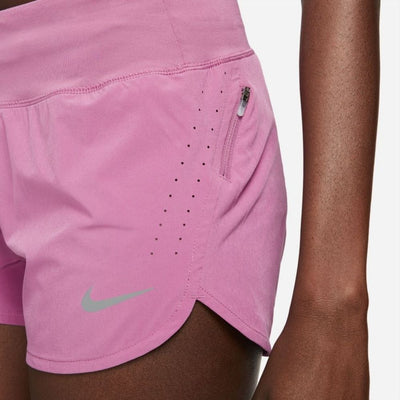 Nike Women's 3-Inch Eclipse Short Women's Shorts - BlackToe Running#colour_light-bordeaux-reflective-silver