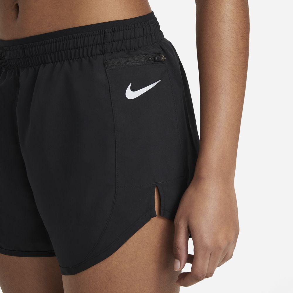 Nike Women's Tempo Luxe Short - BlackToe Running - #colour_black-black-reflective-silver