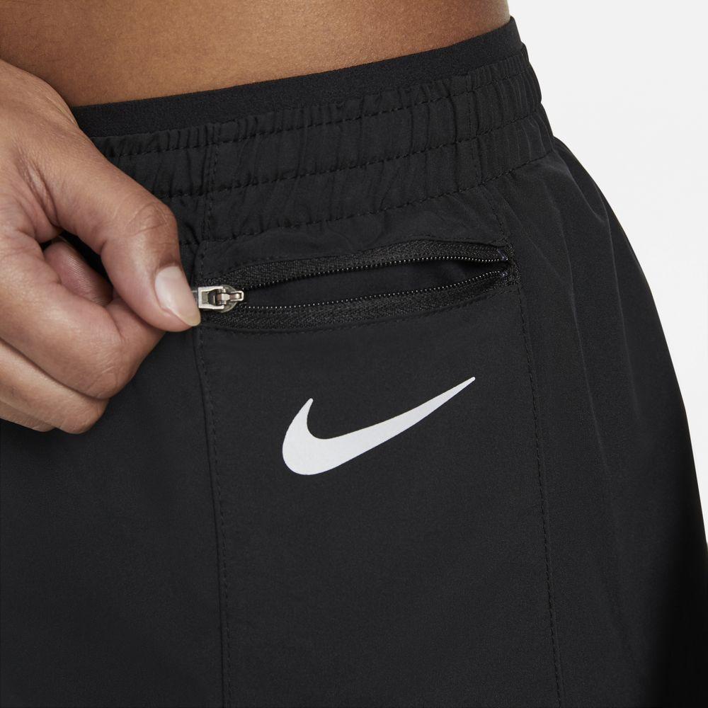 Nike Women's Tempo Luxe Short - BlackToe Running - #colour_black-black-reflective-silver