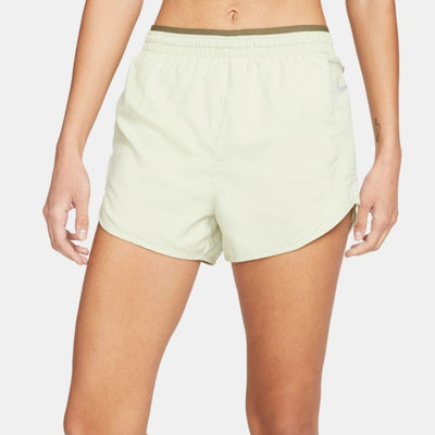 Nike Women's Tempo Luxe Short - BlackToe Running#colour_olive-aura-medium-olive-reflective-silver