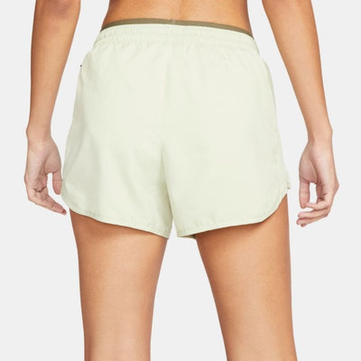 Nike Women's Tempo Luxe Short - BlackToe Running#colour_olive-aura-medium-olive-reflective-silver