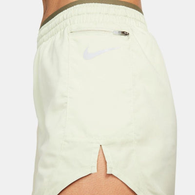 Nike Women's Tempo Luxe Short - BlackToe Running#colour_olive-aura-medium-olive-reflective-silver