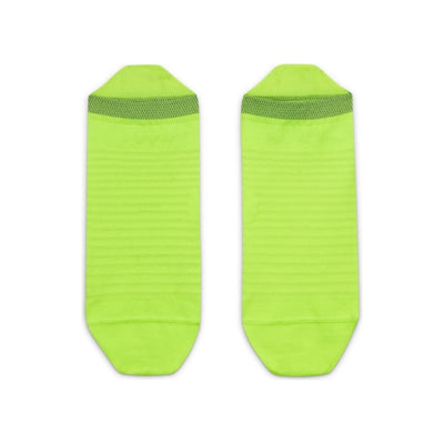 Nike Spark Light Weight Utralight Cushion No-Show Tab Socks - BlackToe Running#colour_volt