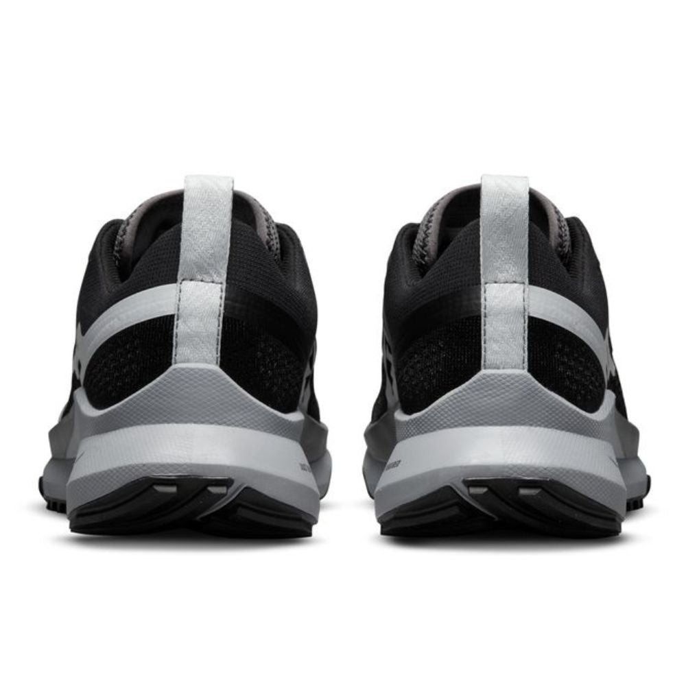 Nike Women's React Pegasus Trail 4 - BlackToe Running#colour_black-aura-dark-grey-wolf-grey