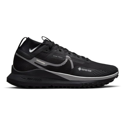 Nike Men's React Pegasus Trail 4 GORE-TEX Men's Shoes - BlackToe Running#colour_black-wolf-grey-reflect-silver