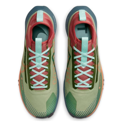 Nike Men's React Pegasus Trail 4 GORE-TEX Men's Shoes - BlackToe Running#colour_alligator-orange-trance-mint-foam
