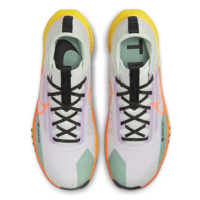 Nike Men's React Pegasus Trail 4 GORE-TEX - BlackToe Running#colour_barely-grape-total-orange-barely-green