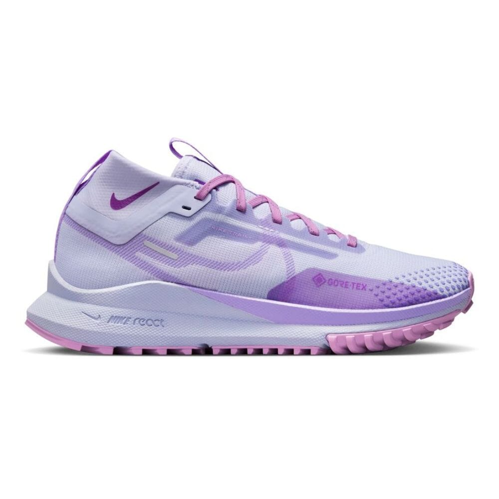 Nike Women's React Pegasus Trail 4 GORE-TEX - BlackToe Running#colour_oxygen-purple-space-purple-rush-fuchsia