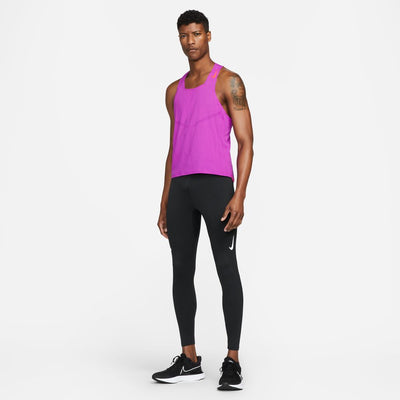 Nike Men's Dri-FIT ADV AeroSwift Racing Singlet - BlackToe Running#colour_vivid-purple-bright-crimson