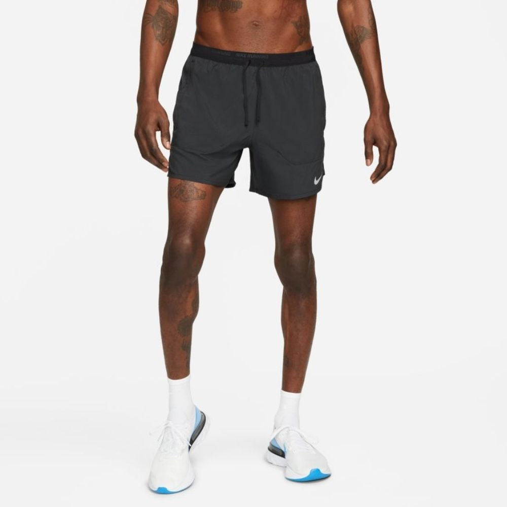 Nike Men's Dri-FIT Stride 5" Brief-Lined Running Shorts - BlackToe Running