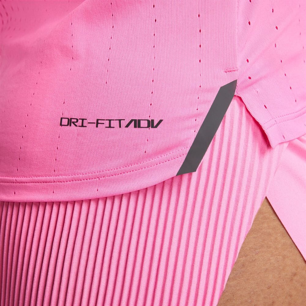 Nike Women's Dri-FIT ADV AeroSwift Racing Singlet - BlackToe Running#colour_pink
