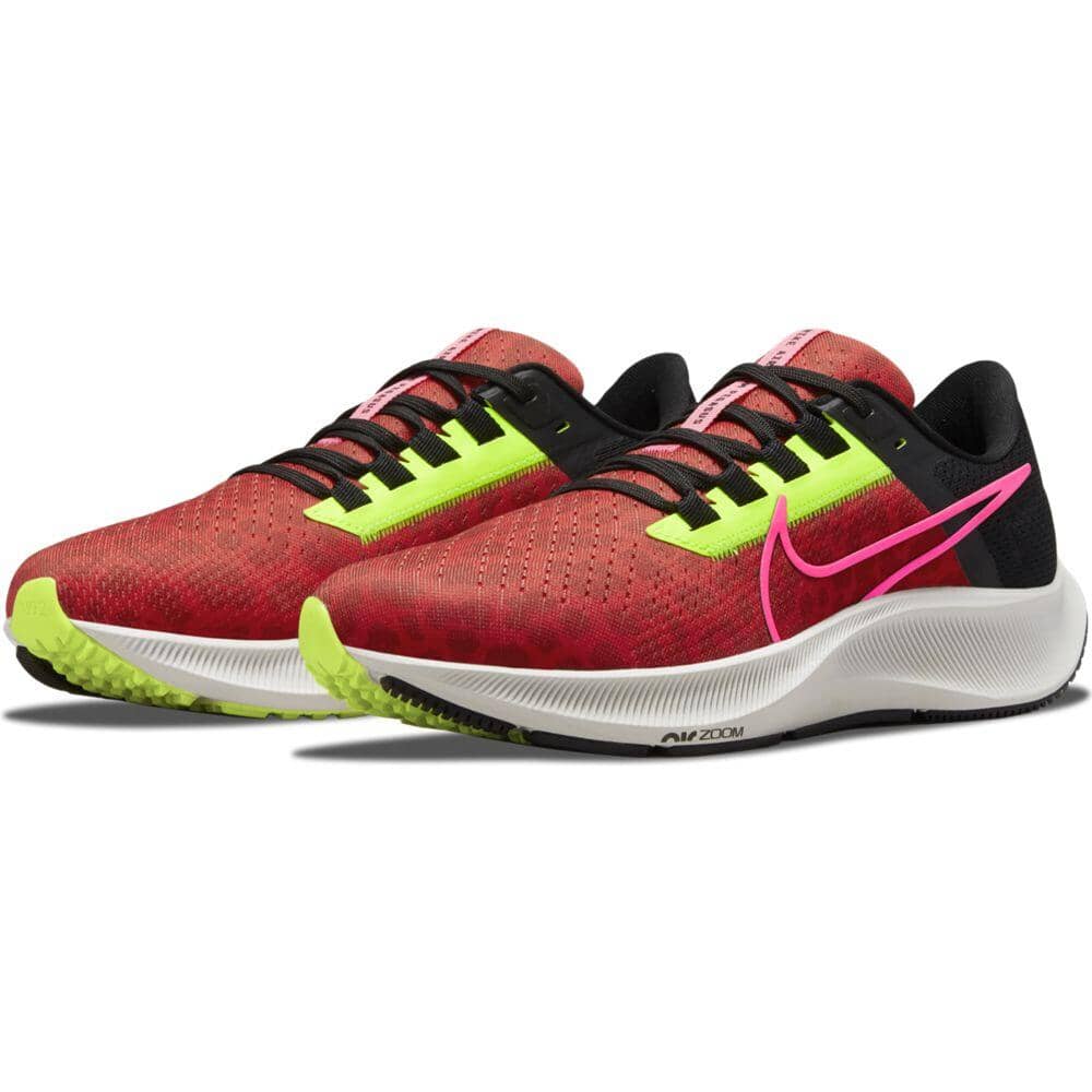 Nike Women's Air Zoom Pegasus 38 Women's Shoes - BlackToe Running#colour_chile-red