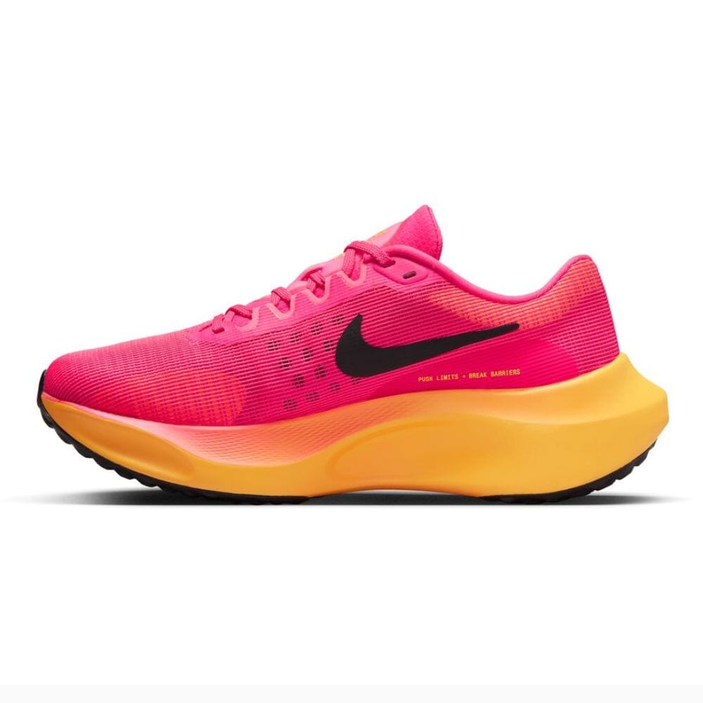 Nike Women's Zoom Fly 5 - BlackToe Running#colour_hyper-pink-black-laser-orange