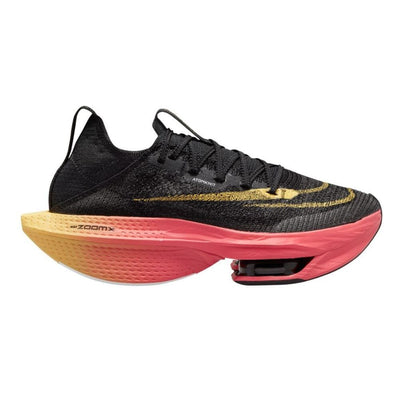 Nike Women's Air Zoom Alphafly Next% 2 Women's Shoes - BlackToe Running#colour_black-topaz-gold-sea-coral-white