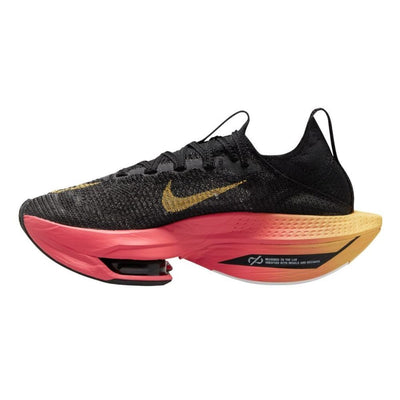 Nike Women's Air Zoom Alphafly Next% 2 Women's Shoes - BlackToe Running#colour_black-topaz-gold-sea-coral-white