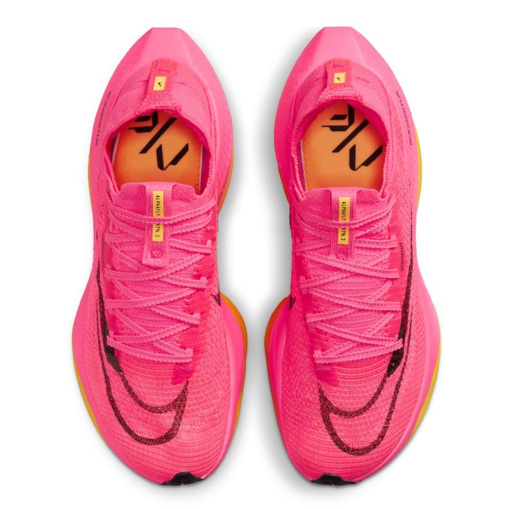 Nike Women's Air Zoom Alphafly Next% 2 Women's Shoes - BlackToe Running#colour_hyper-pink-black-laser-orange-white