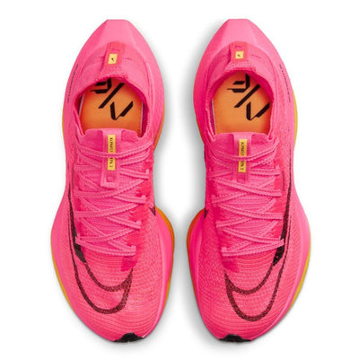 Nike Women's Air Zoom Alphafly Next% 2 Women's Shoes - BlackToe Running#colour_hyper-pink-black-laser-orange-white