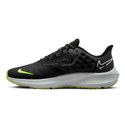 Nike Men's Air Zoom Pegasus 39 Shield Men's Shoes - BlackToe Running#colour_black-white-dk-smoke-grey-volt