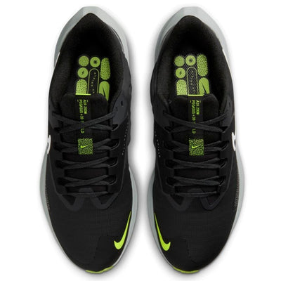 Nike Women's Air Zoom Pegasus 39 Shield Women's Shoes - BlackToe Running#colour_black-white-dk-smoke-grey-volt
