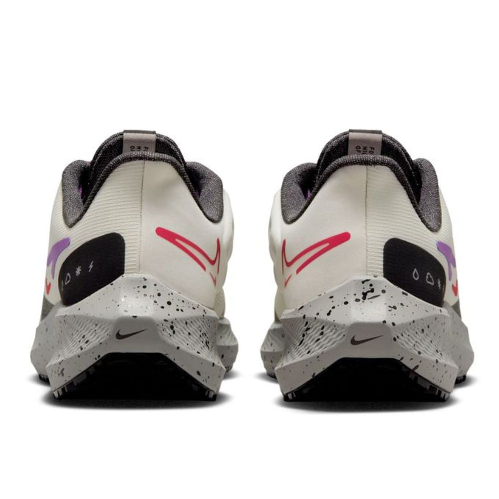 Nike Women's Air Zoom Pegasus 39 Shield Women's Shoes - BlackToe Running#colour_light-bone-vivid-purple-cobblestone