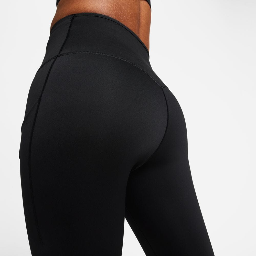 Nike Women's Dri-FIT Go Leggings - BlackToe Running#colour_black
