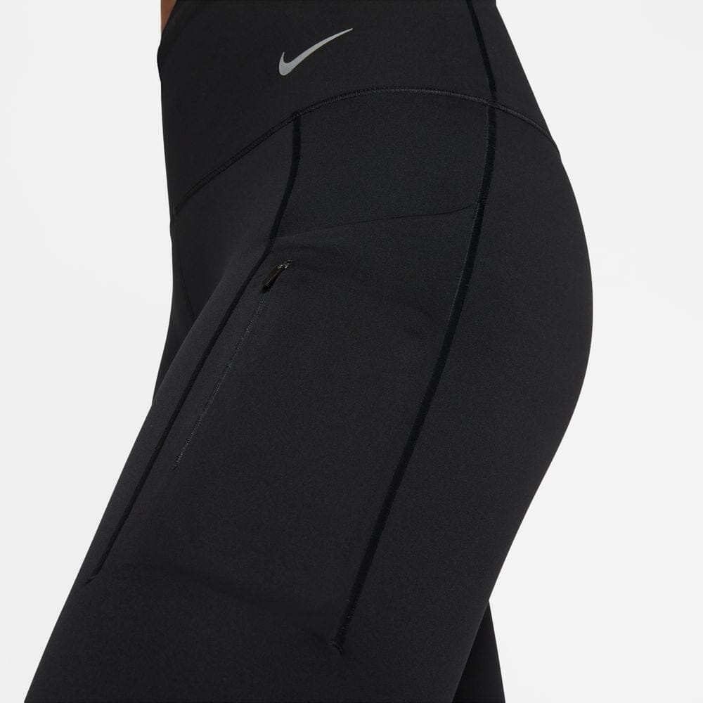 Nike Women's Dri-FIT Go Leggings - BlackToe Running#colour_black