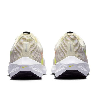 Nike Men's Air Zoom Pegasus 40 - BlackToe Running#colour_white-coconut-milk-volt-green