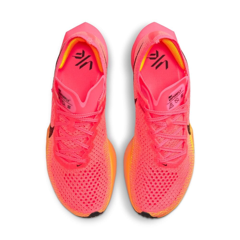 Nike Men's ZoomX Vaporfly Next% 3 - BlackToe Running#colour_hyper-pink-black-lazer-orange