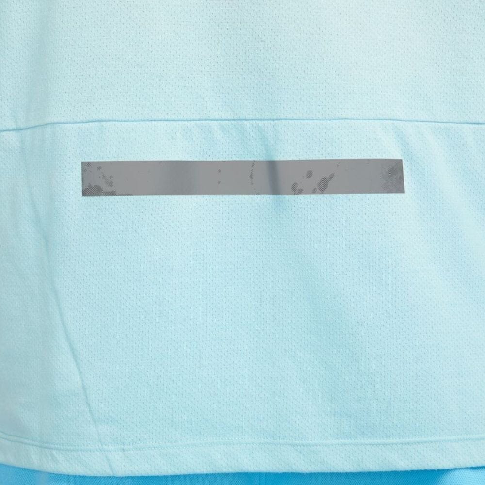 Nike Men's Dri-FIT Run Division Rise 365 Short Sleeve Top Men's Tops - BlackToe Running#colour_ocean-bliss-reflective-silver
